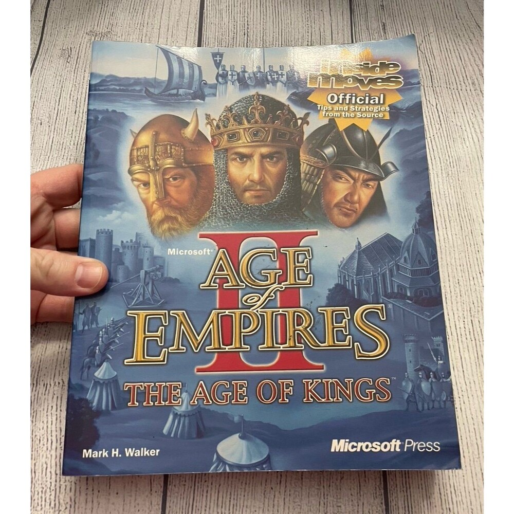 Age of Empires II 2 PC Video Game Inside Moves Softcover Book
